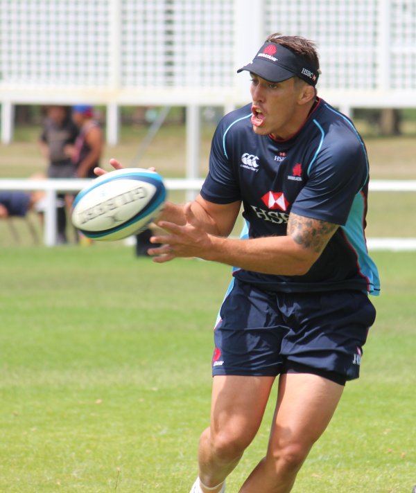 Man playing Rugby