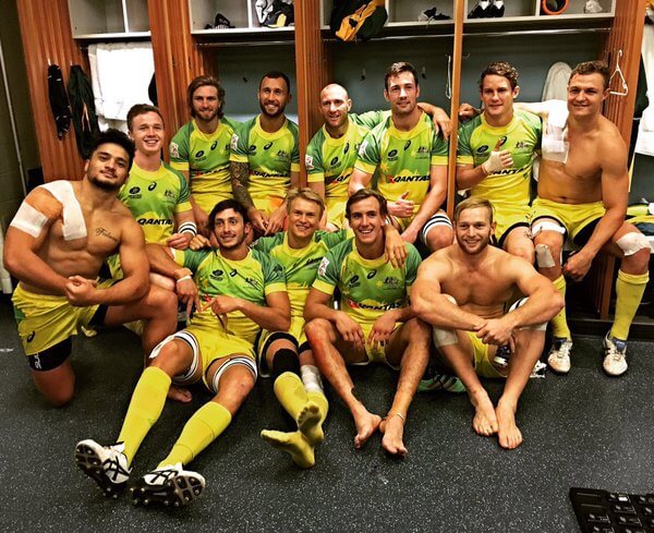 Aussie sevens thunderbolts team photo 2016