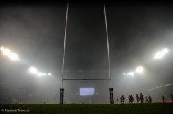 Fog made conditions difficult, especially in the second half