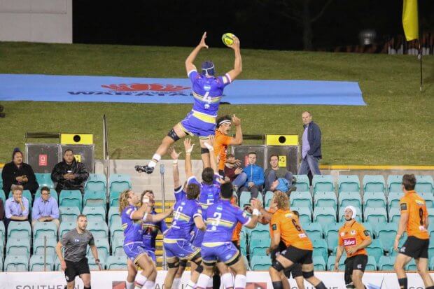 Simmons was a class above in the lineout.