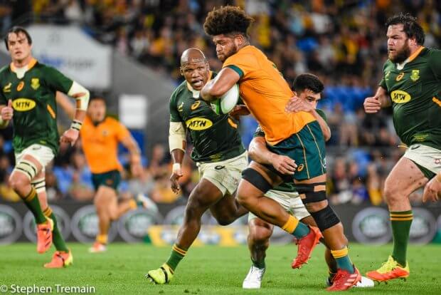 Rob Valetini is tackled