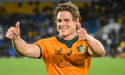 Two thumbs up from Michael Hooper 