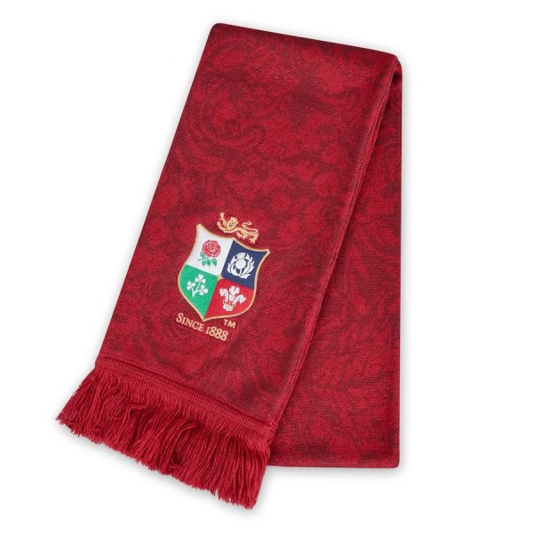 British & Irish Lions Supporter Scarf - Red